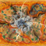 Lost luck, lost hope, in a cloud of sadness - 2011 - Ölpastel-Zeichnung